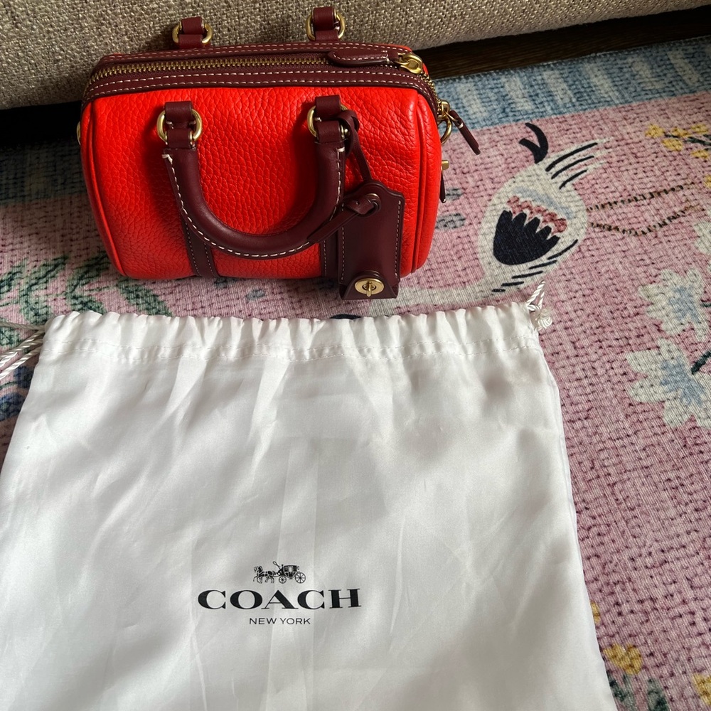 Coach Ruby 18 Color Block Satchel